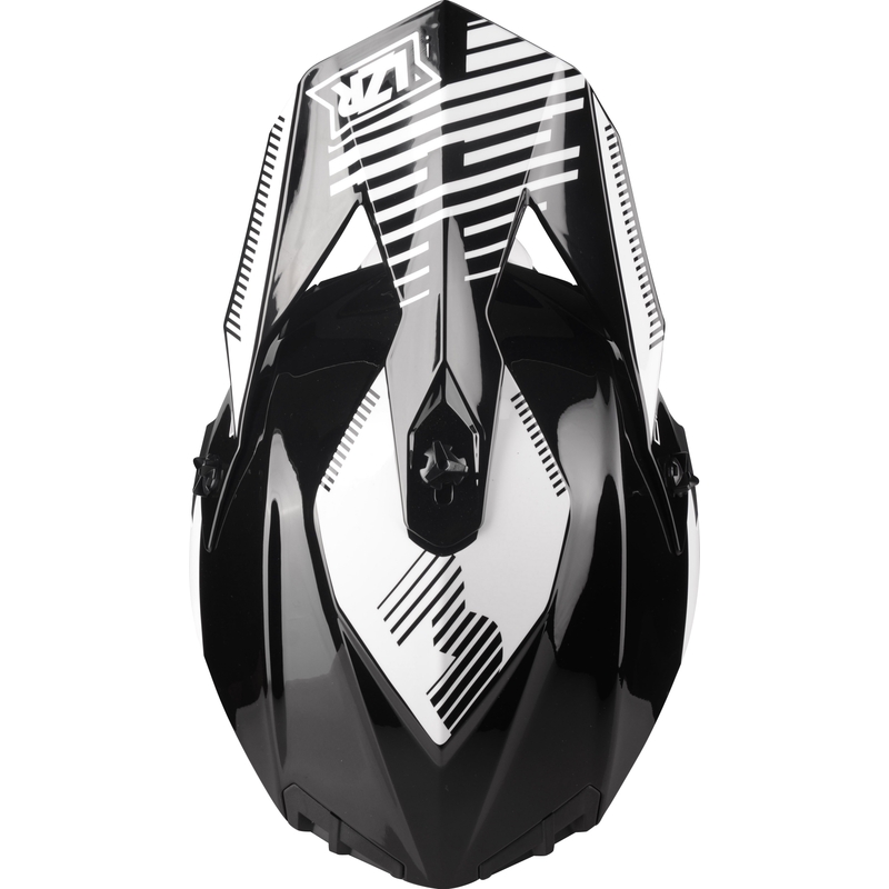 Motokrosová přilba Lazer OR-3 PP3 černo-bílá