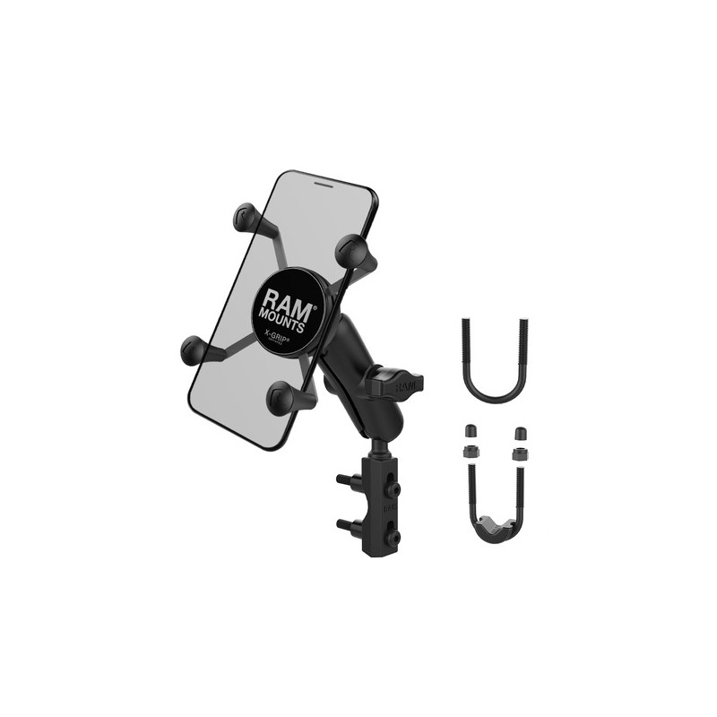 "RAM Mounts X-Grip" mobiliojo telefono laikiklis su stabdžių ir (arba) sankabos svirtimi ir (arba) rankena