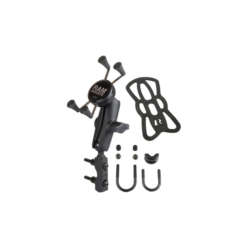 "RAM Mounts X-Grip" mobiliojo telefono laikiklis su stabdžių ir (arba) sankabos svirtimi ir (arba) rankena