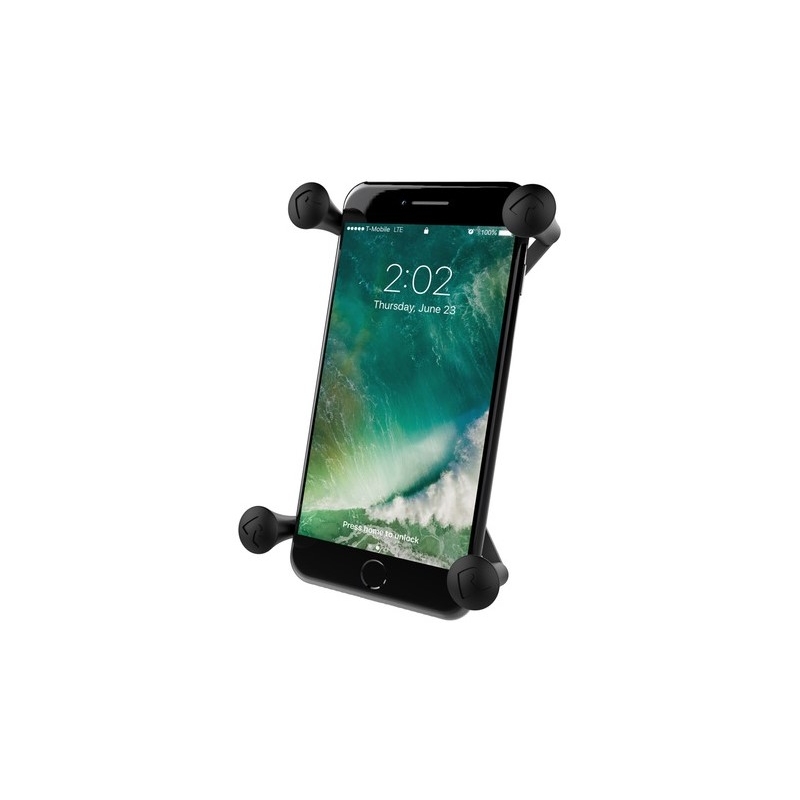 Universalūs RAM laikikliai "X-Grip", skirti dideliems telefonams su 1 colio rutuliniu kaiščiu