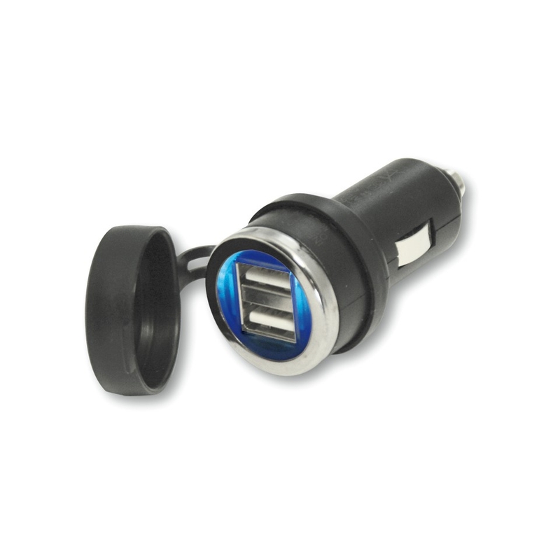 Podsvícený dvojitý USB adaptér voděodolný R-TOOL