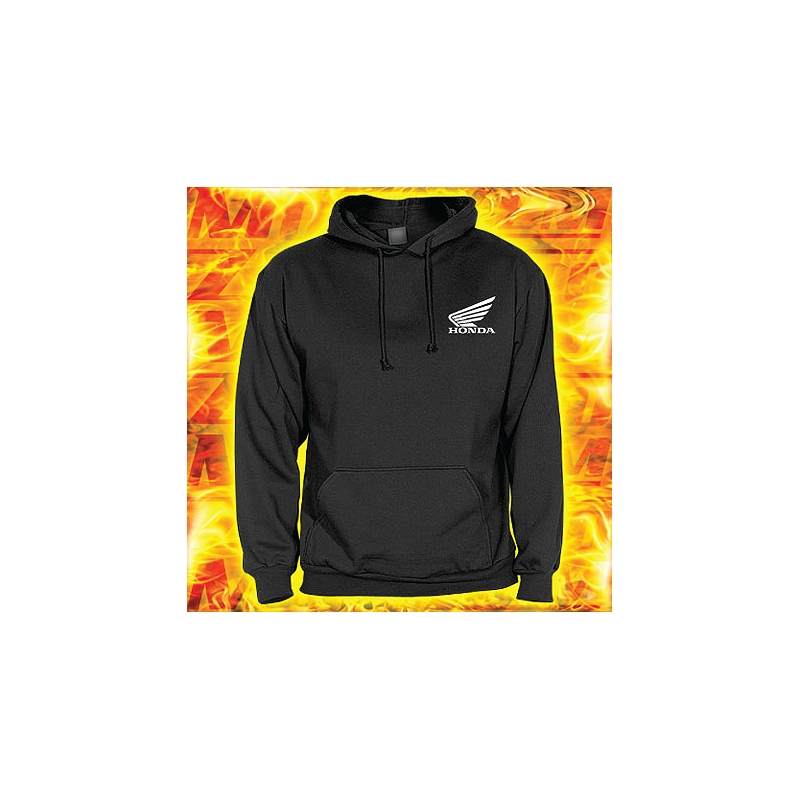 Mikina motiv Honda černá s kapucí