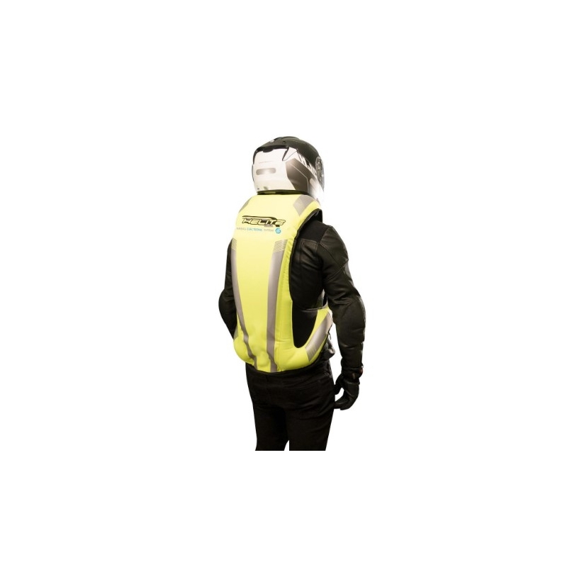 Elektroninė oro pagalvių liemenė HELITE e-Turtle fluo yellow