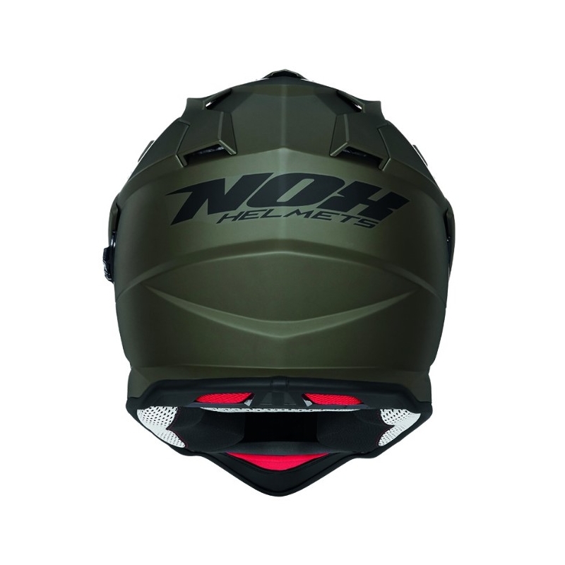 Enduro šalmas NOX N312 žalias matinis