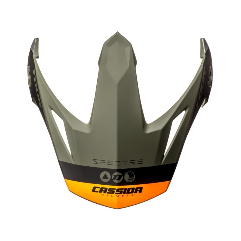 Cassida Tour 1.1 Spectre šalmo skydelis juoda-žalia-žalia-fluo oranžinė