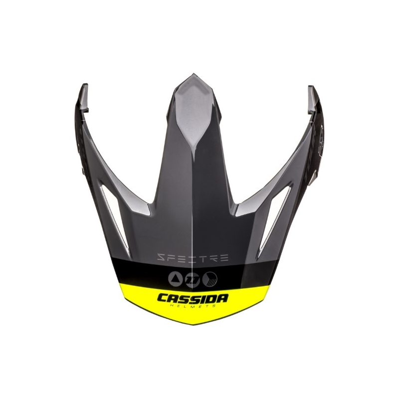 Cassida Tour 1.1 Spectre šalmo skydelis juoda-pilka-fluo geltona