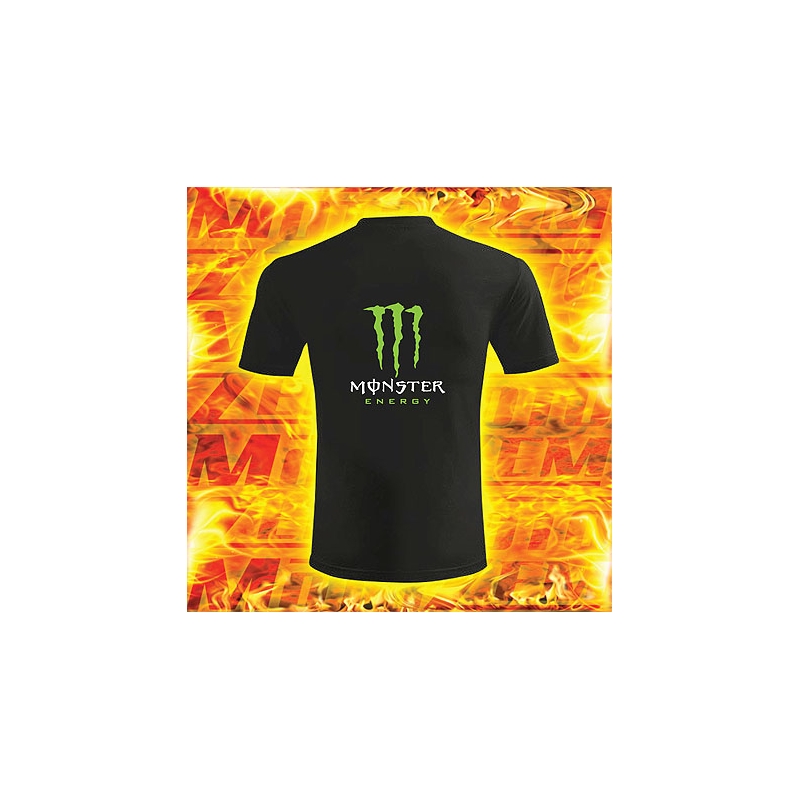 Triko s motivem Monster energy černé