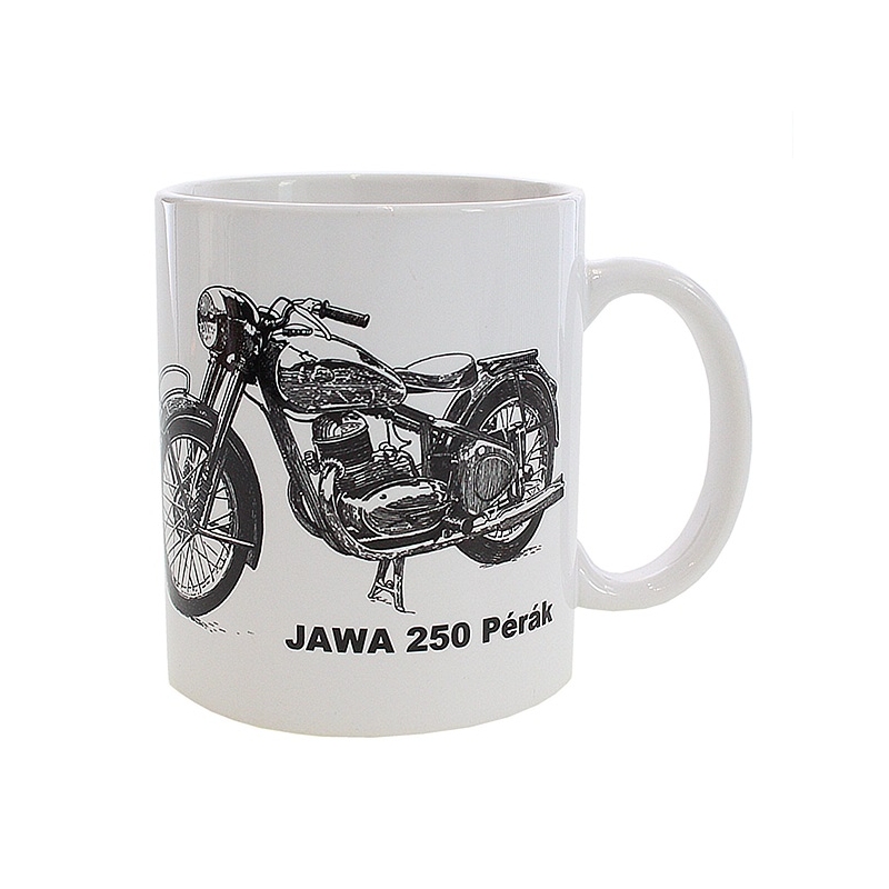 Hrnek s potiskem Jawa 250 Pérák
