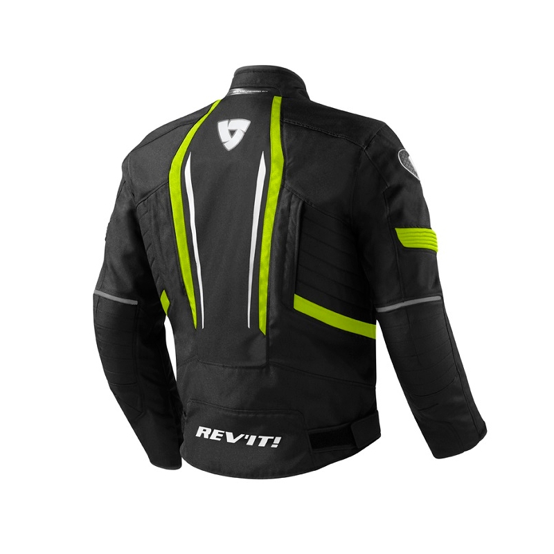 Bunda na motorku Revit Shield černo-fluo žlutá výprodej