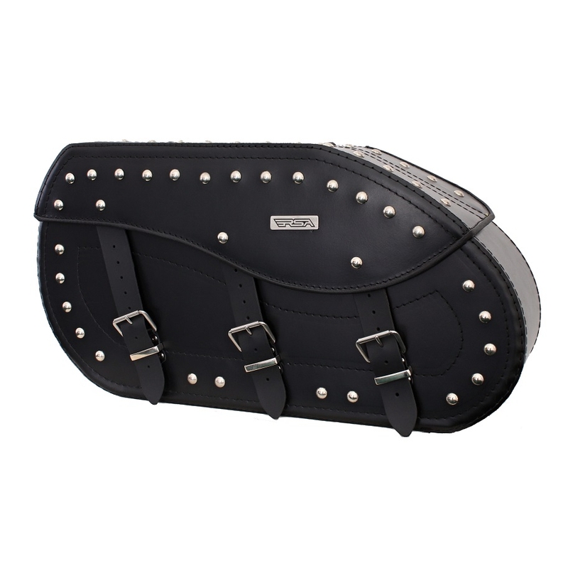 Odinis motociklo krepšys Chopper RSA-2B juodas